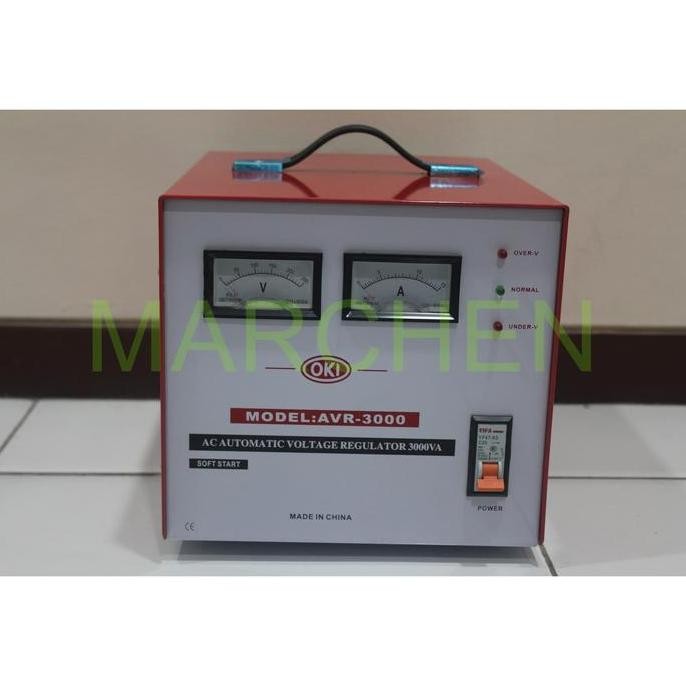 BEBAS ONGKIR - Stavol stavolt Stabilizer stabiliser OKI 3000 VA / 3000W AVR-3000N