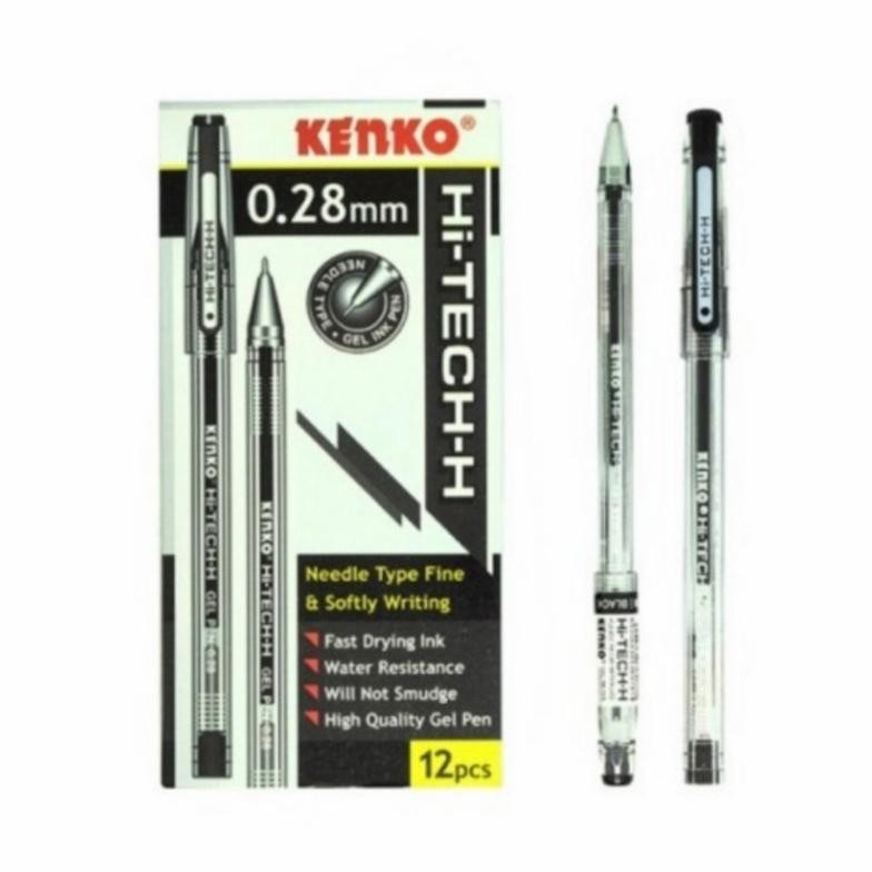 

Ready Pulpen Kenko Hitech 0.28Mm / Pulpen Gel Hi-Tech Murah (1 Pak)