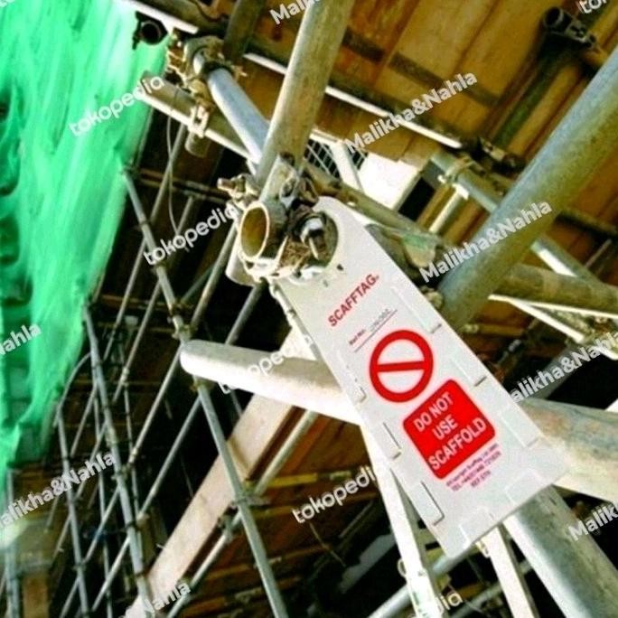 

langsung order saja] Scaffolding Inspection Tag Holder With Insert Card