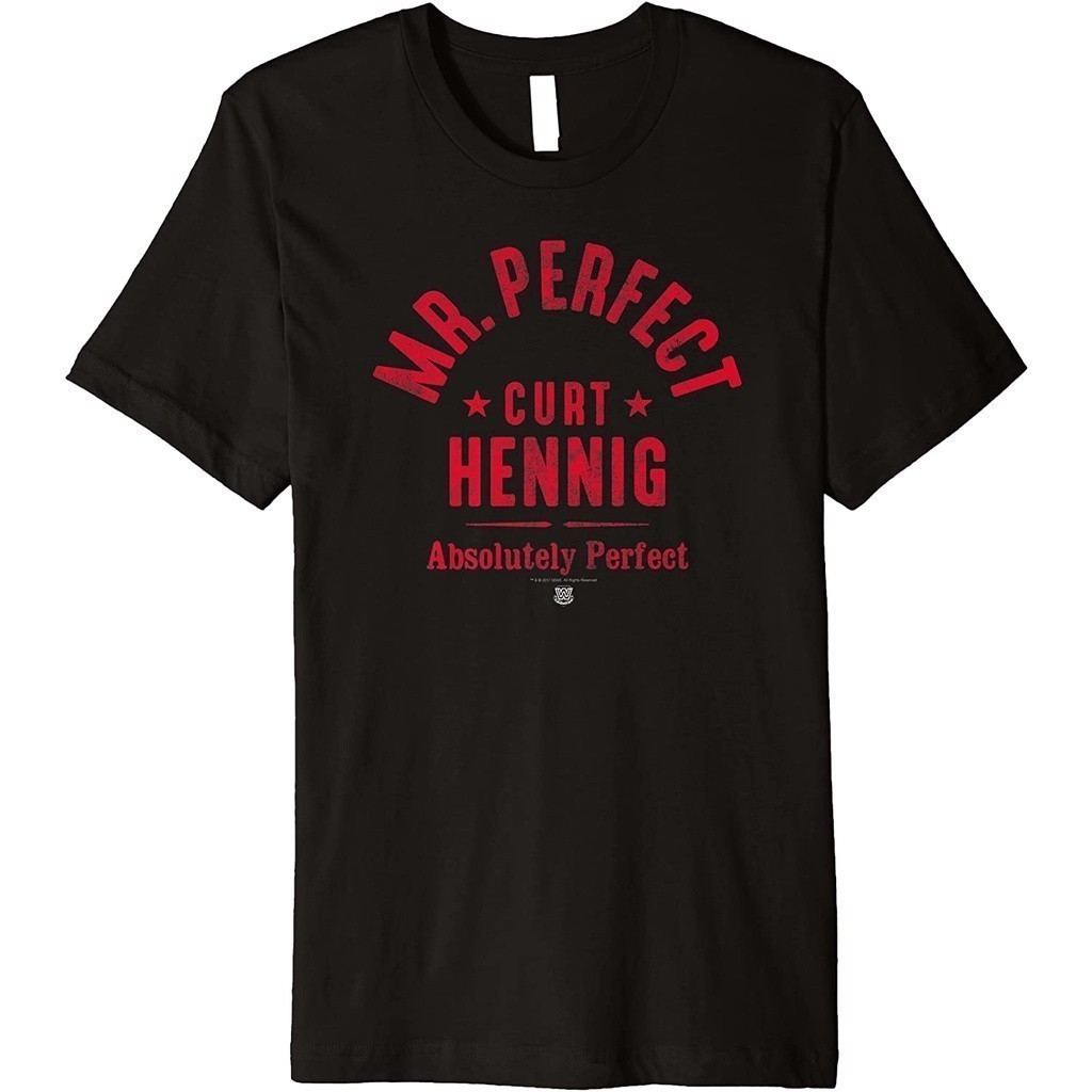 Pinky Project - Kaos WWE Mr Perfect Curt Hennig Fight Type Premium T-Shirt Premium Cotton Combed 24s