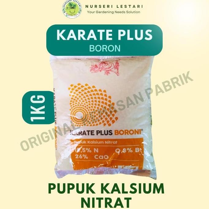 

Terlaris Pupuk Npk Karate Boroni Meroke Kalsium Nitrat Kemasan 1 Kg