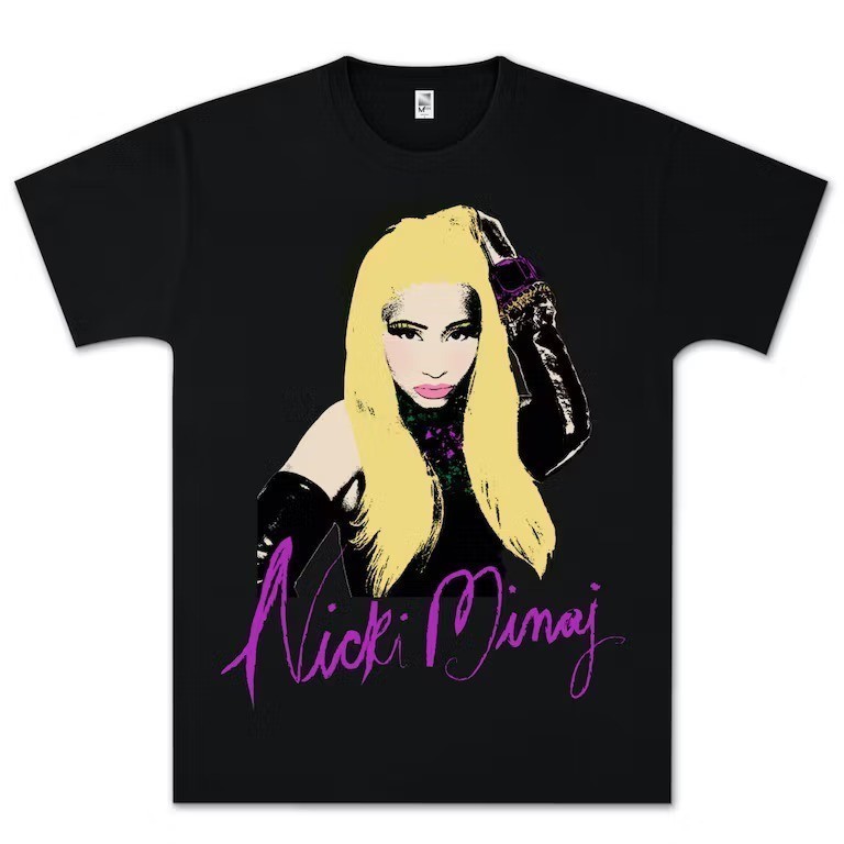 Baju Kaos Nicki Minaj Flat Portrait T-Shirt Premium Cotton Combed 24s Original 100% | Pinky Project