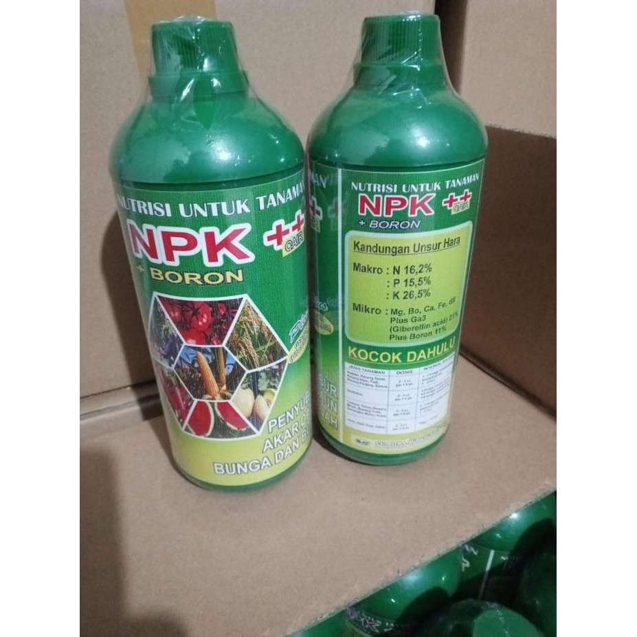 

Terlaris Npk++ Cair Plus Boron 1.000Ml