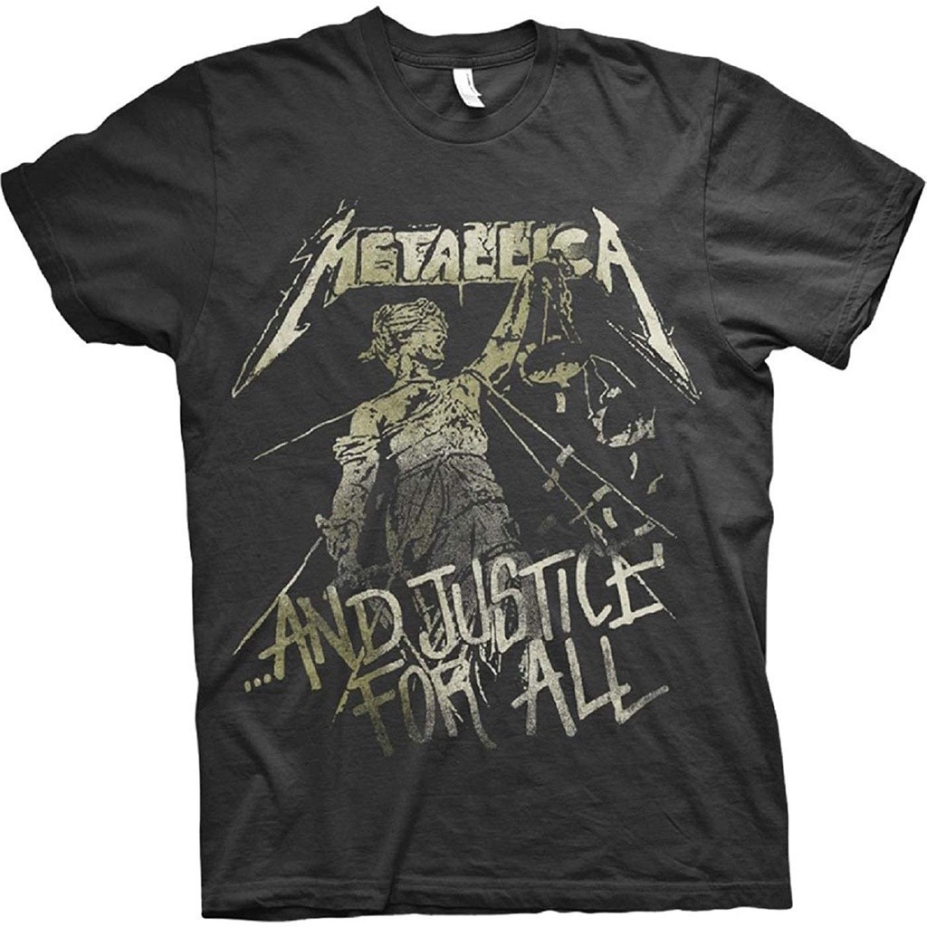 Baju Kaos Metallica 'Justice Vintage' T-Shirt Premium Cotton Combed 24s Original 100% | Pinky Projec
