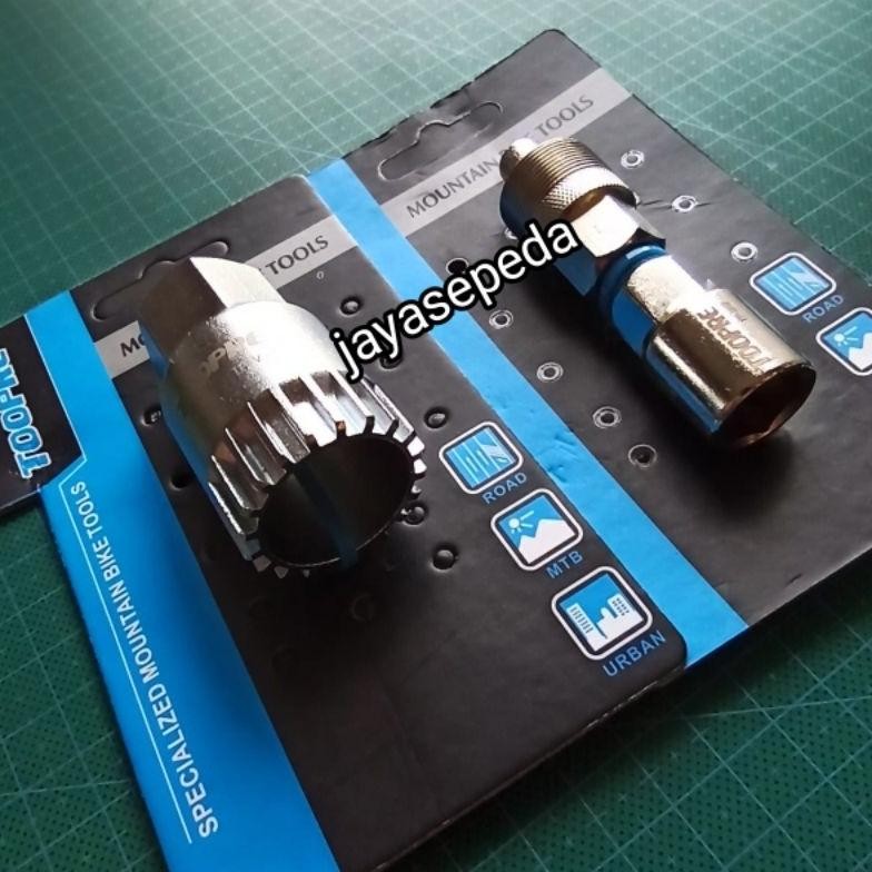TOOPRE kunci buka bb kotak dan treker alat lepas crank sepeda original