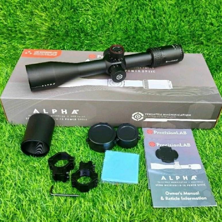 telescope alpha Precision lab 4-16x44sf hk reticle / teleskop alpha 4-16x44sf