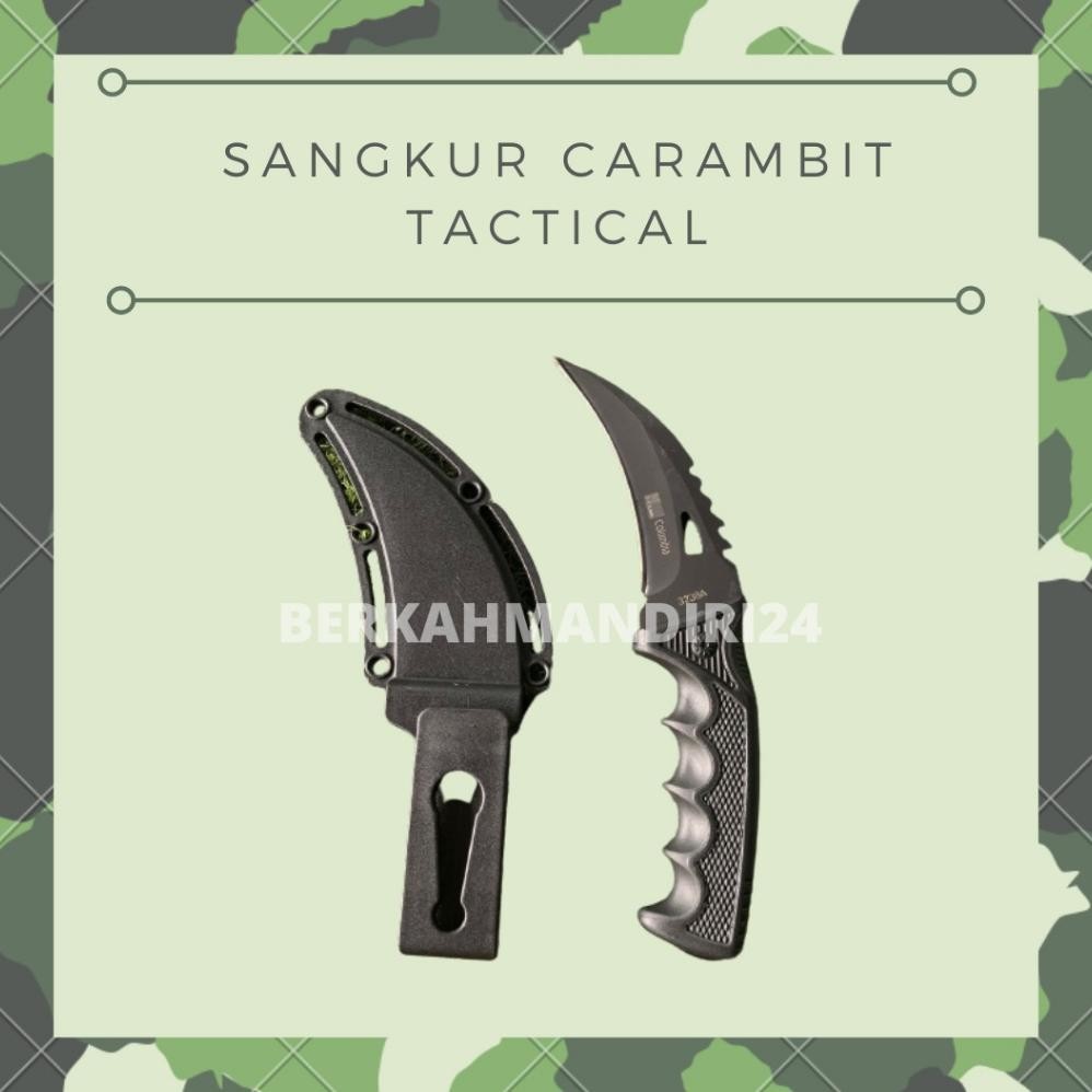 Sangkur Carambit Tactical Kode 3238 A Sangkur Hiking Outdoor Colombia Pisau Camping