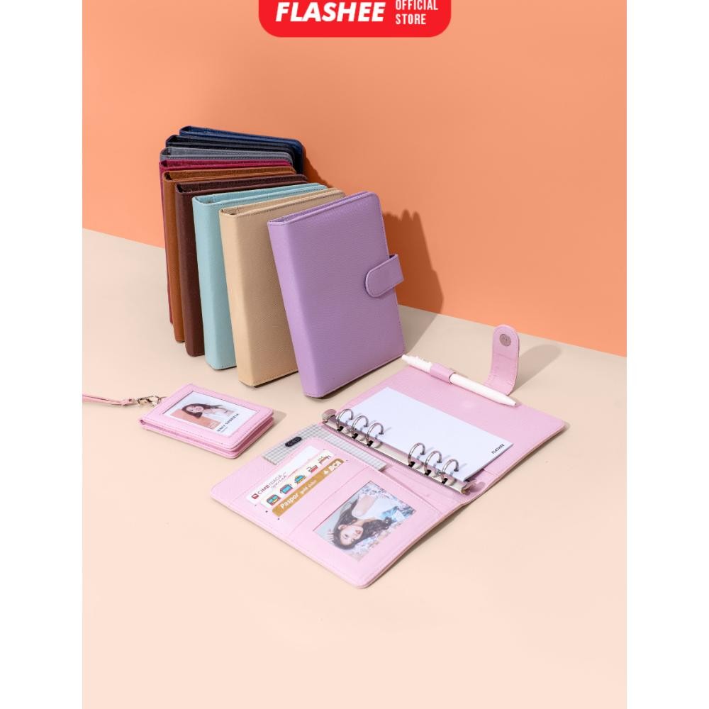 

Ready Flashee Binder Polos A6 6 Ring Eksklusif Levi Agenda A6 Polos Binder Berkualitas Dompet Keuangan