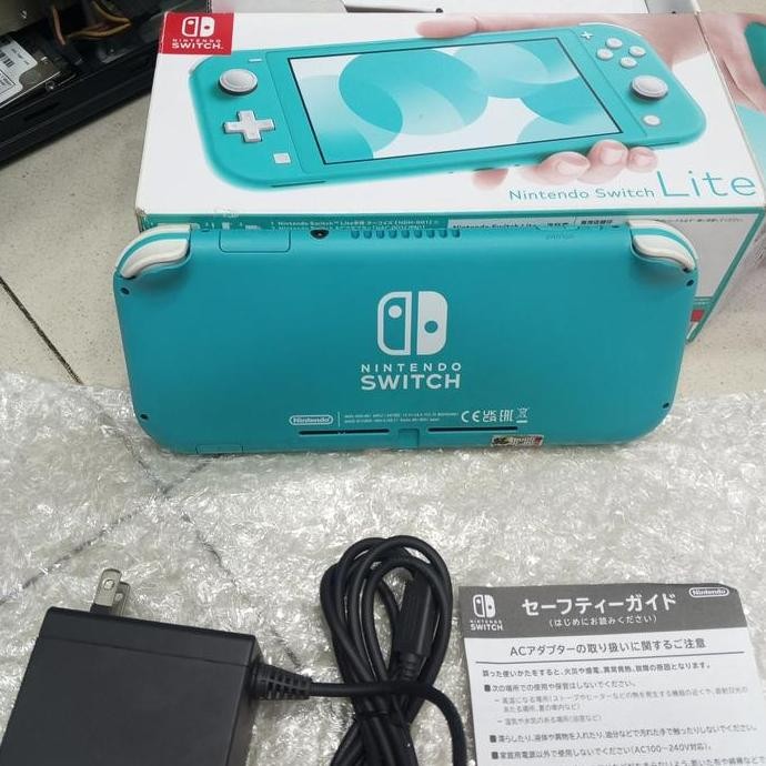 new NINTENDO SWITCH LITE CFW 256GB PRE OWNED BEKAS CONSOLE