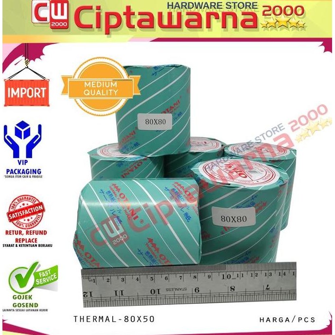 

^^^^^] Kertas Print Thermal Paper Roll 80 X 80mm Kaspaper Termal paper