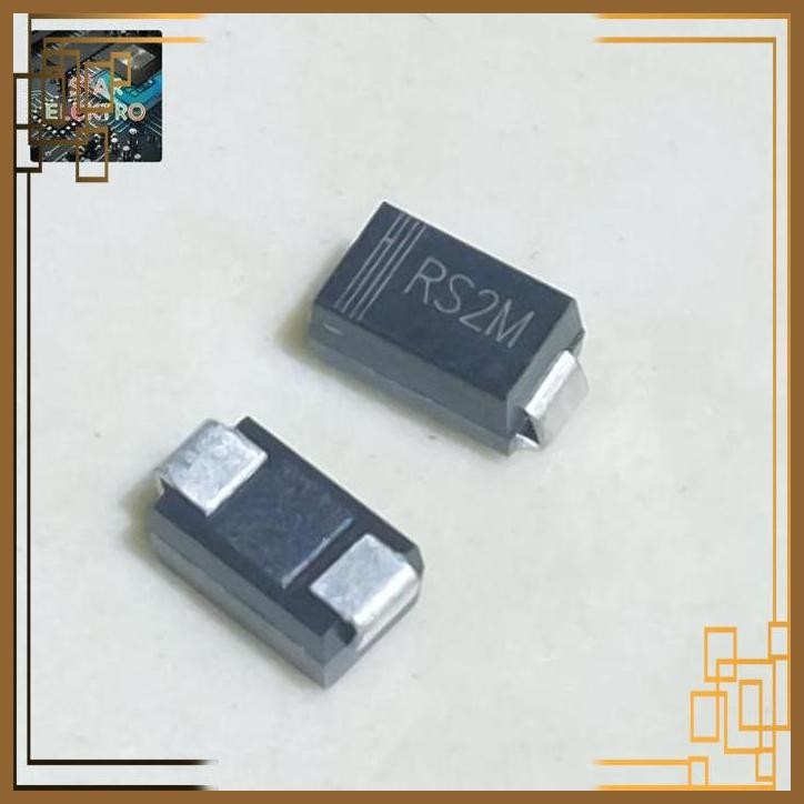 [SRE] RS2M DO-214AC SMD SMA FR207 2A 1000V RS2M-13-F DIODA DIODES FAST RECOVERY R52M RS2