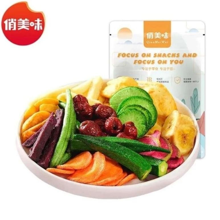 

Ready stok Terlaris (HALAL) 250gr Cemilan Snack Sayur Buah Kering | Dried vegetable and fruit | Snack Sehat Diet | Guilty Termurah