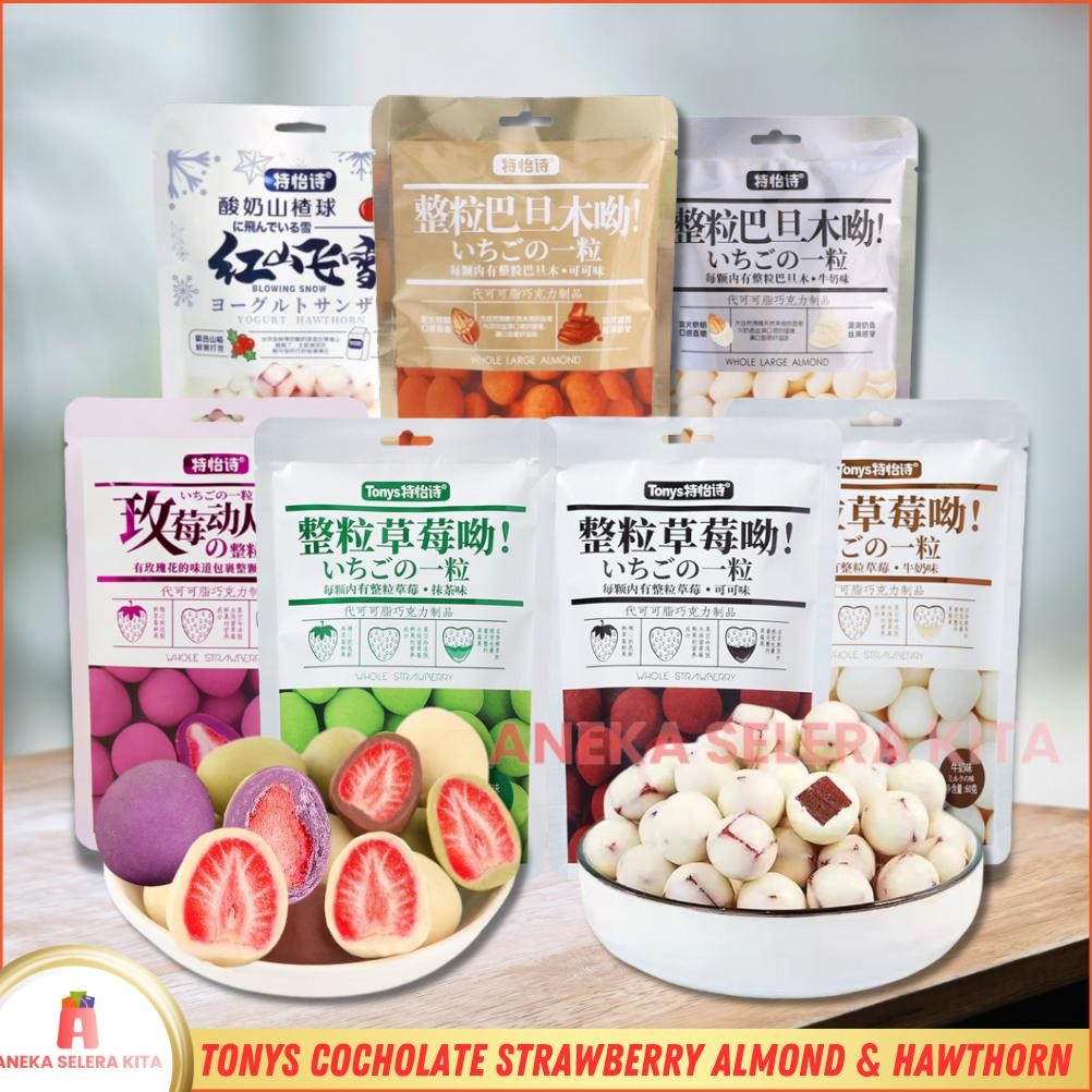 

Ready stok Terlaris ANEKA Cemilan Coklat Stroberi/Tonys Strawberry Chocolate Termurah