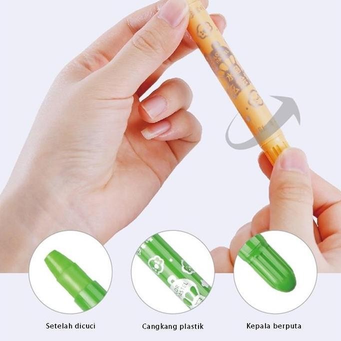 

Grasp Crayon Washable Crayons Licin Crayon Set 48 Warna Crayon Pu Grasp Crayon Set 48 Warna Mata Sedang Silky Crayon Water Soluble Crayons Krayon Licin Grasp