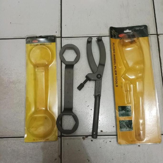 kunci set treker CVT tahanan kopling motor matic Depan belakang dan kunci mur kopling 39x41 perkakas