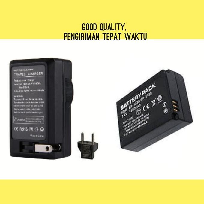 TERMURAH - Baterai & Charger Samsung BP-1030 BP1030B BP-1130 ED-BP1030 Batre Casan