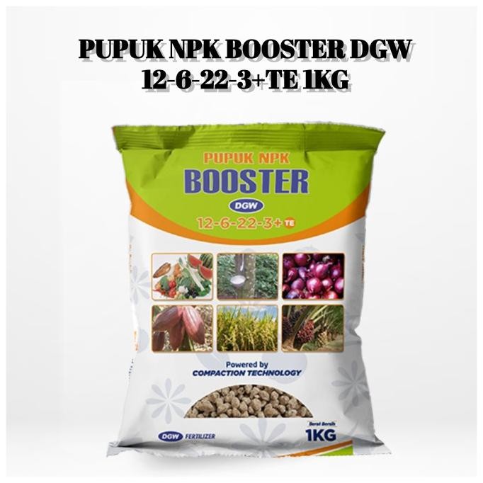 

Terlaris Pupuk Npk Bunga Buah Booster Premium 12-6-22-3+Te Dgw 1Kg 1 Kg Tanaman
