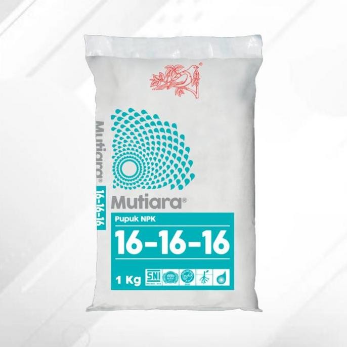 

Terlaris Pupuk Mutiara Npk 16-16-16 Kemasan 1 Kg