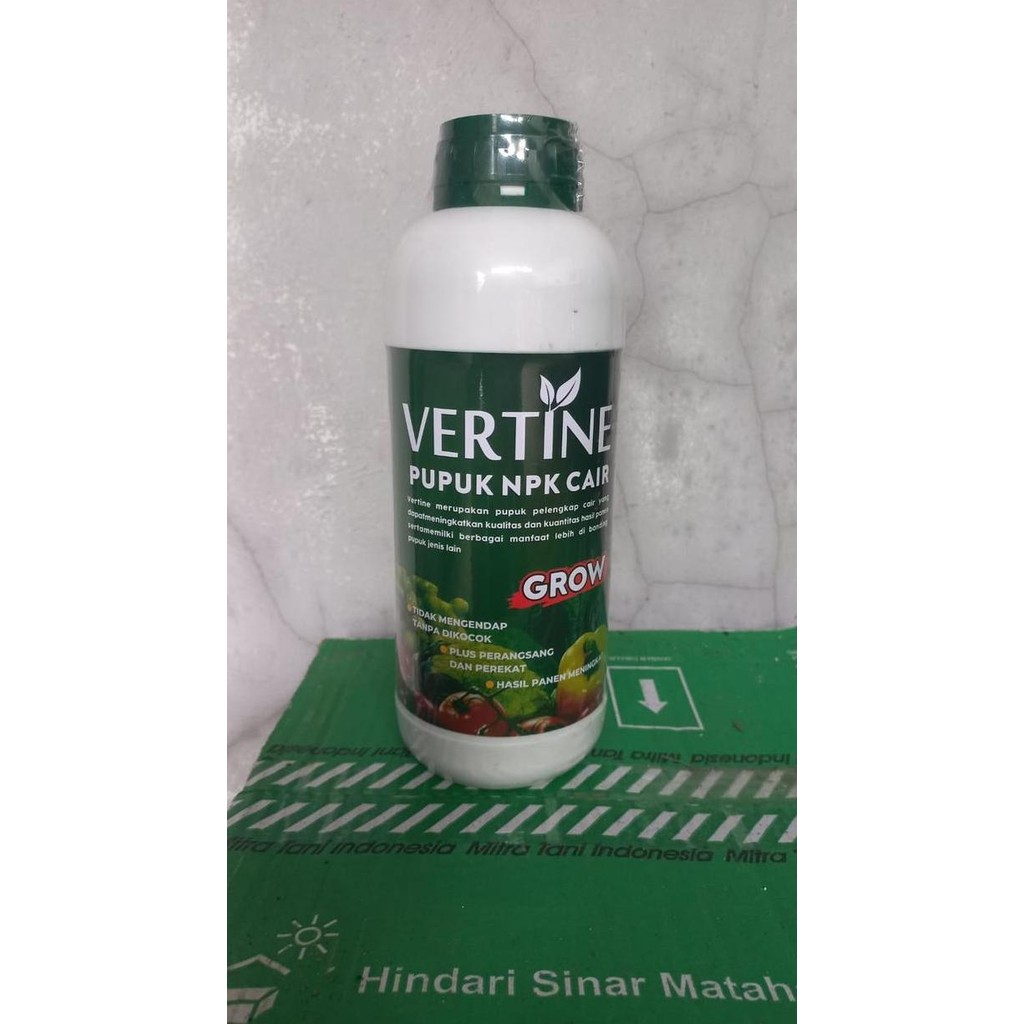 

Terlaris Pupuk Npk Cair Verti Vertine Grow 1 Liter
