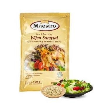 

Terlaris Maestro Salad Dressing Wijen Sangrai 100G