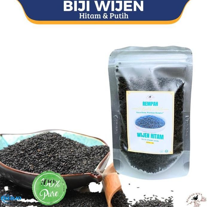 

Terlaris Biji Wijen Putih Hitam Goma Raw Sesame Seed Organic 100Gr - Bahan Sushi Taburan Roti
