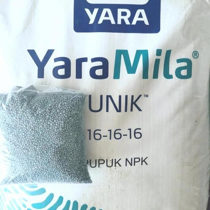 

Terlaris Pupuk Npk Yaramila 16 16 16 Mutiara 1Kg Repack
