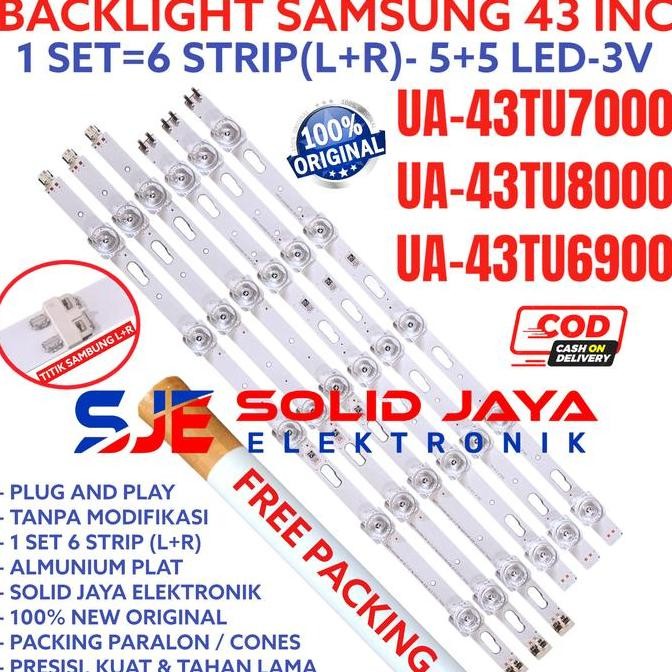 TERMURAH - BACKLIGHT LED SAMSUNG 43 INC UA 43TU7000 43TU8000 43TU6900 UA43TU7000K UA43TU8000K UA43TU