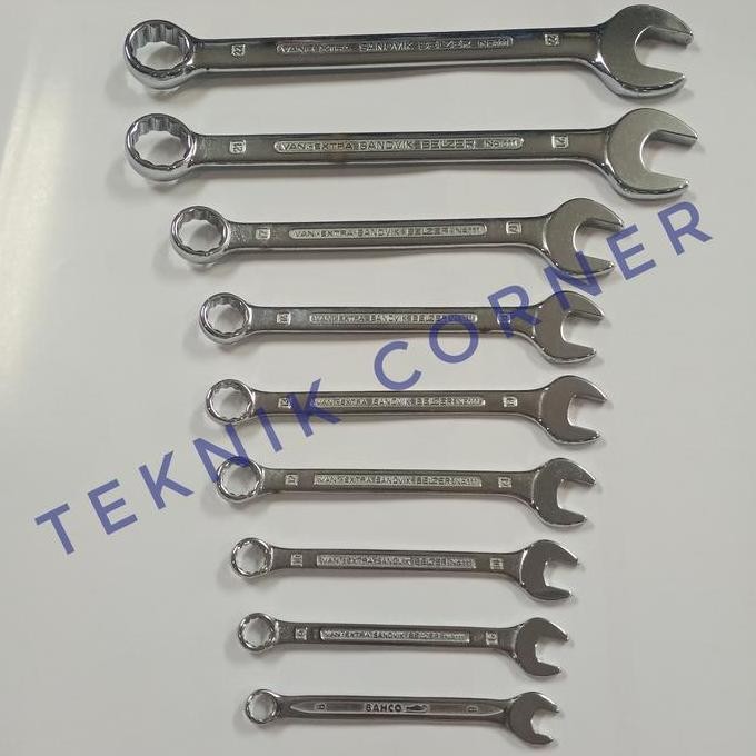 Diskon Sandvik Belzer Kunci Ring Pas 8 / 9/ 10 / 11/ 12 / 13 German Ori