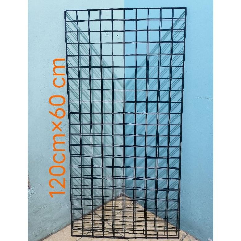 NEW NEW Bisa cod//Ram kawat hitam 60120 cm tebal 5/3 mm,pajangan dinding kuat dan kokoh,Rak besi ant