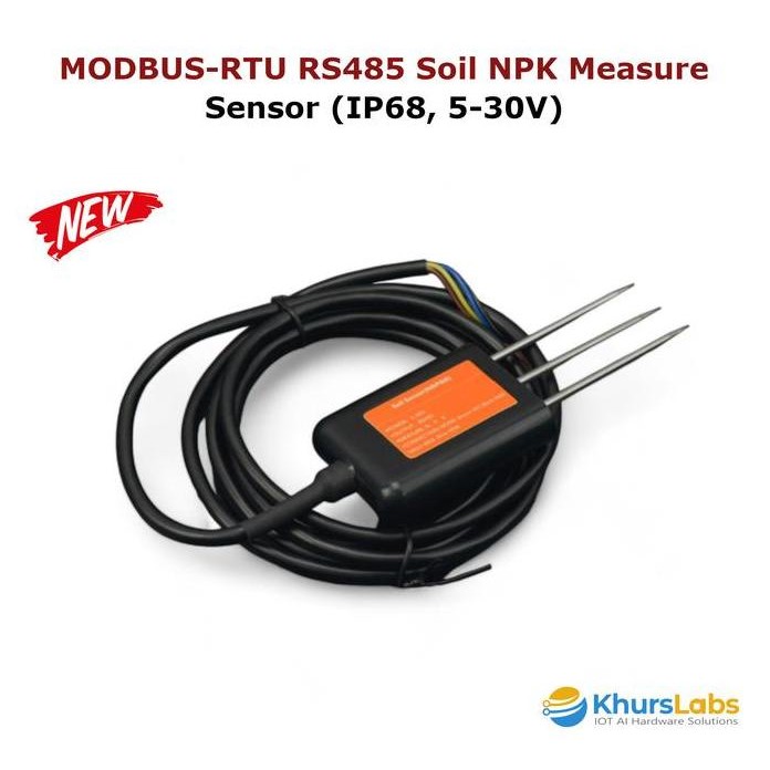 

Terlaris Modbus Rtu Rs485 Soil Npk Measure Sensor (Ip68, 5-30V) Anti Corrosion Special Electrode
