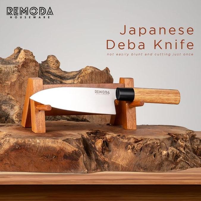 Remoda Pisau Dapur / Pisau Chef / Pisau Jepang Model Deba 7"