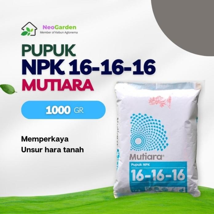 

Terlaris Pupuk Mutiara Npk 1 Kg 16-16-16 Nutrisi Untuk Tanaman Buah Pohon Bunga