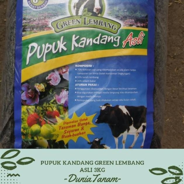 

Terlaris Pupuk Kandang Green Lembang Asli 3/6 Kg [Termurah]