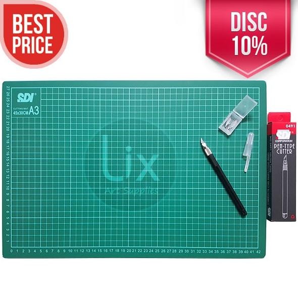 

NEW!!! NEW!!! Paket Cutting Mat A3 + Pen Cutter