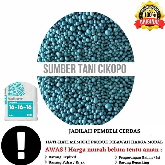 

Terlaris Pupuk Npk Mutiara 16 16 16 1Kg