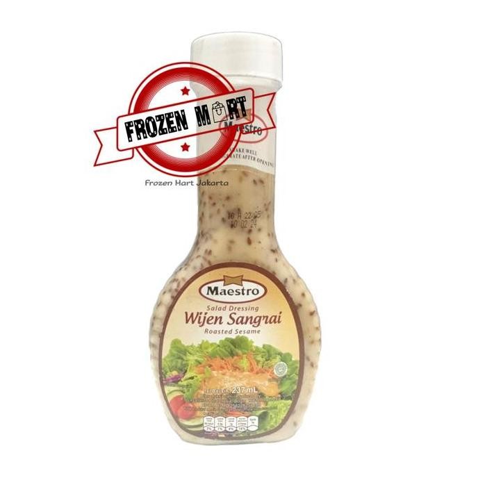 

Terlaris Maestro Salad Dressing Wijen Sangrai / Roasted Sesame Dressing 237 Ml