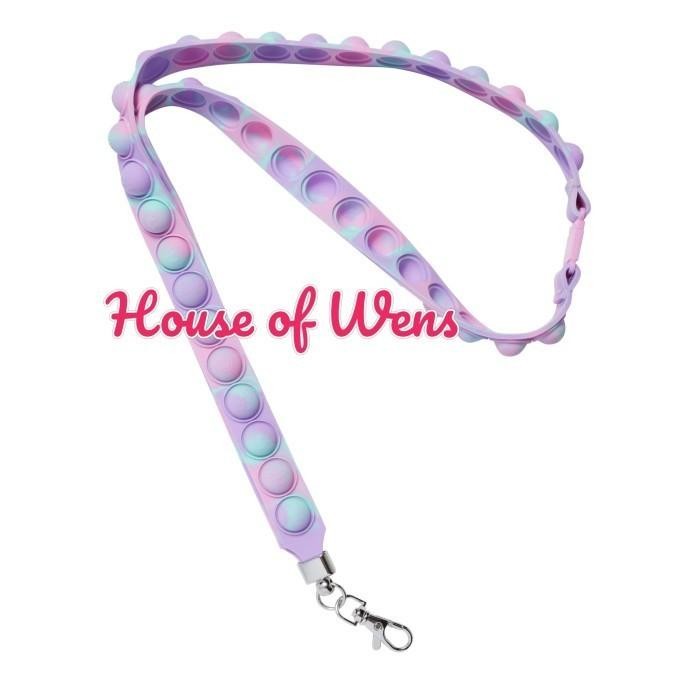 

Smiggle Poppies Lanyard Original - Gantungan Name Tag