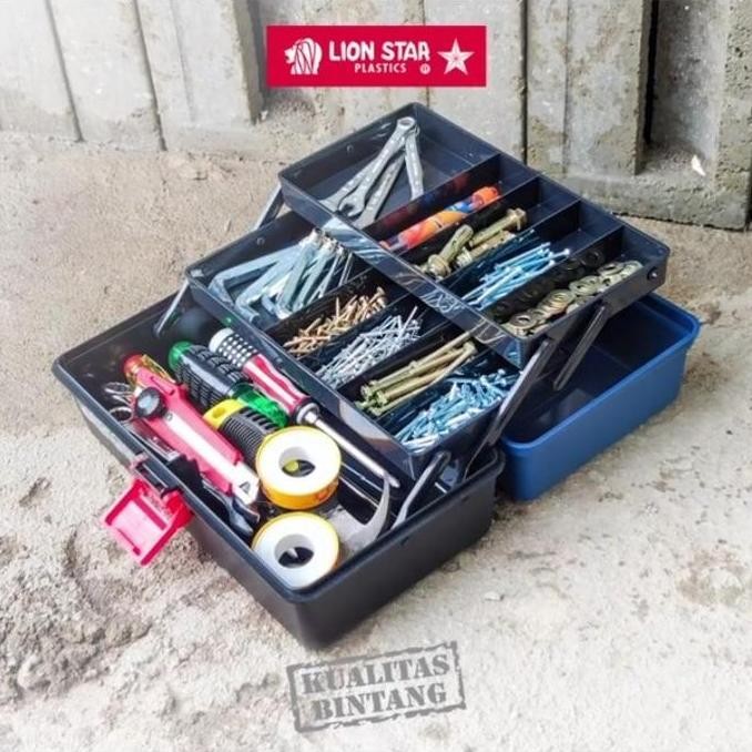 Kotak Tamiya Alat Pancing Perkakas Tool Box 01 Lion Star Teknik Susun