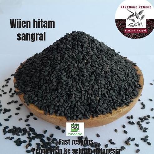 

Terlaris Wijen Hitam Sangrai / Black Sesame Seed Roasted 250Gram