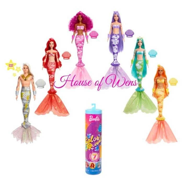 Barbie Color Reveal Mermaid Doll Original - Boneka Barbie