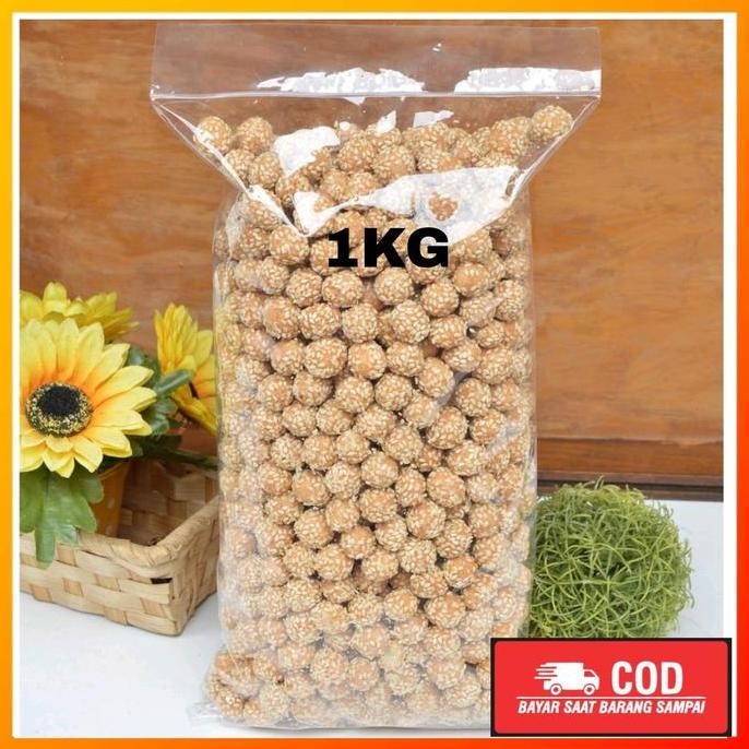 

Terlaris 1Kg Kue Ciput Bulat Mini Wijen Original