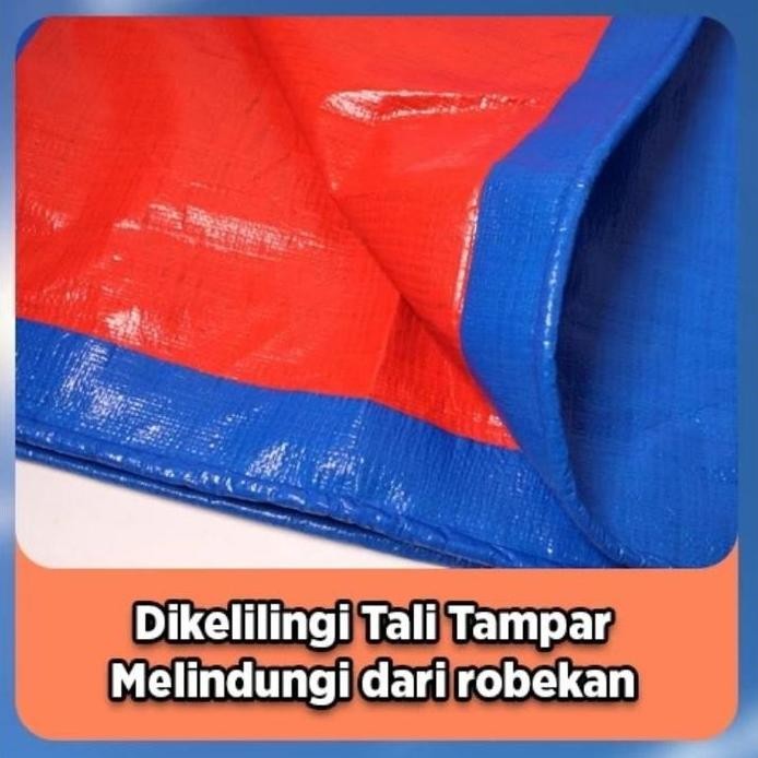 

Terlaris Terpal Jemur Padi A5 Biru Oren Ukuran 3X6 4X4 4X5 4X6 Meter Plastik Tali