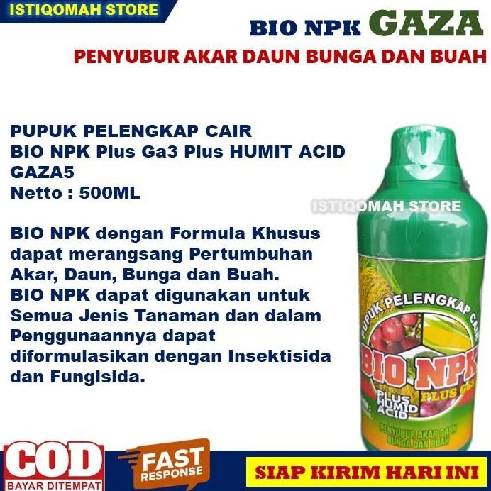 

Terlaris Pupuk Pelengkap Cair Bio Npk Gaza Plus Humid Acid Ga3 Isi 500Ml Pupuk Penyubur Akar Daun Bunga Dan Buah Semangka Terbaik, Pupuk Pelebat Buah Tanaman Semangka, Pupuk Semprot Ajaib Untuk Tanaman Semangka Paling Manjur