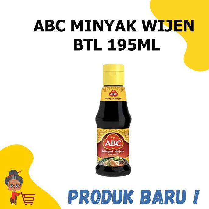 Terlaris Abc Minyak Wijen 195Ml / Abc Sesame Oil 195Ml / Abc Minyak Wijen