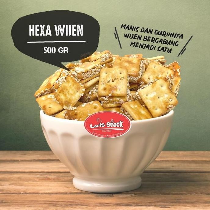 

Terlaris Biskuit Malkist Hexa Wijen Kotak Manis Snack Kiloan 500Gr