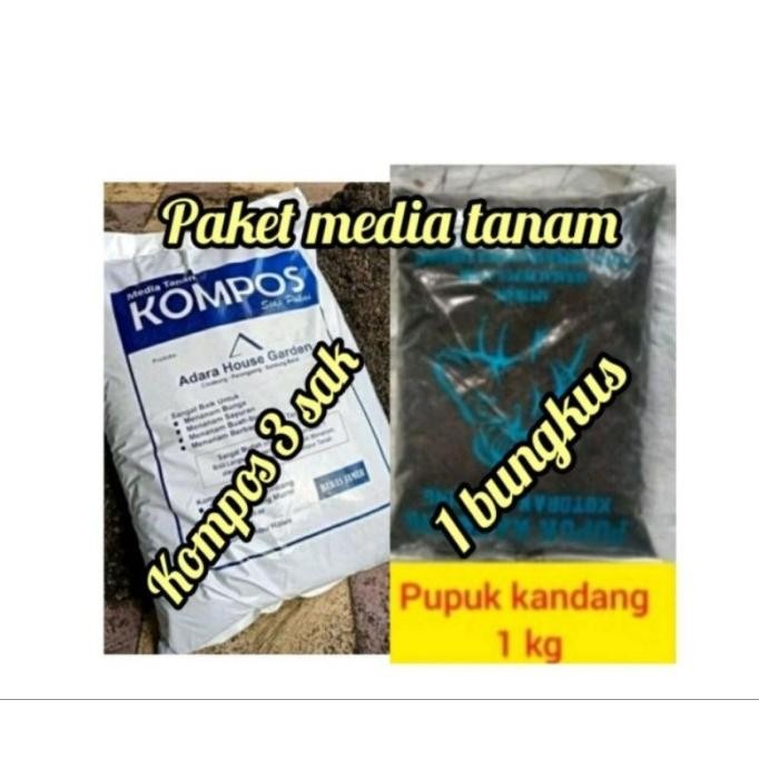 

Terlaris Paket Kompos 3 Sak + Pupuk Kandang 1 Bungkus Media Tanam Pupuk Orgaik