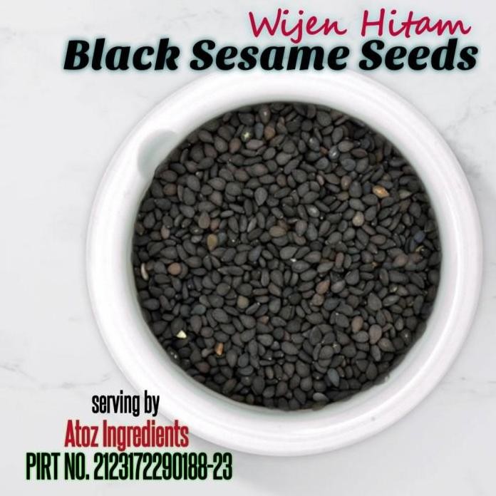 

Terlaris Wijen Hitam Premium 250 Gr/ Premium Black Sesame Seed 250 Gram