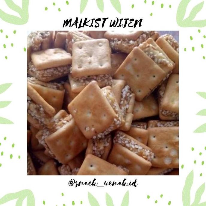 

Terlaris Snack Kiloan Biskuit Malkist Mini Wijen 250 Gram | Cemilan Murah Makassar
