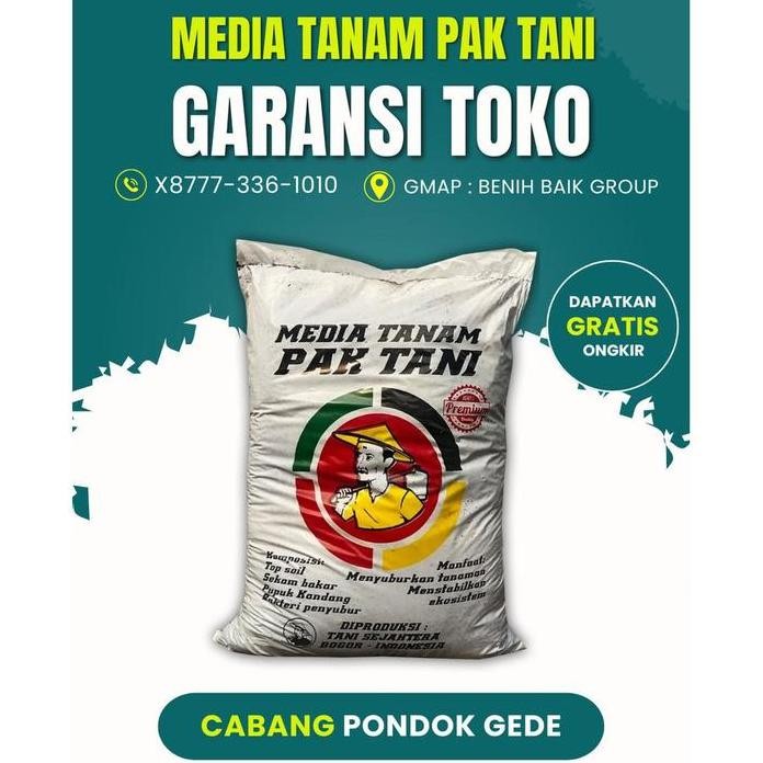 

Terlaris Khusus Media Tanam Pak Tani + 15 Kg Plus Pupuk Kandang Organik