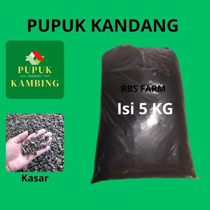 

Terlaris Pupuk Kandang Kambing 5 Kg Kasar Tanah Tanaman